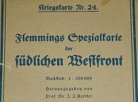 Flemmings Spezialkarte der südlichen Westfront um 1916 Berlin - Niederschönhausen Vorschau