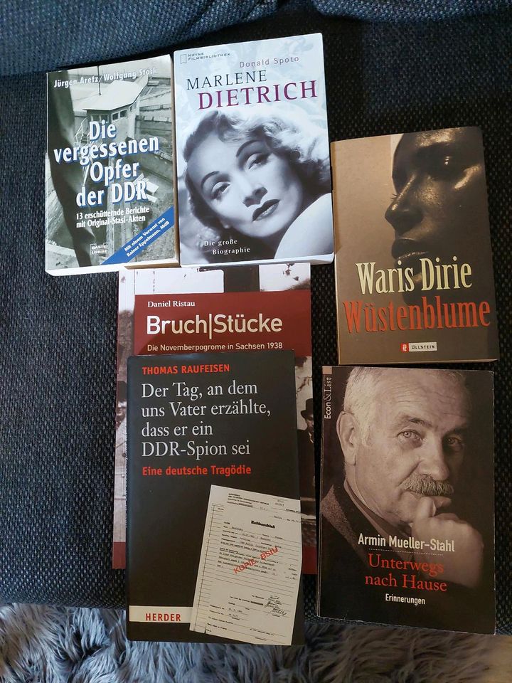 Verschiedene Biografien a Buch 2 Euro in Ehrenfriedersdorf