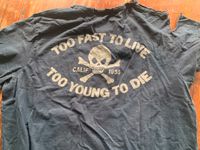 SUCHE Johnson Motors Shirt TOO FAST TO LIVE TOO YOUNG TO DIE Baden-Württemberg - Straubenhardt Vorschau