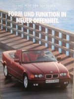 BMW 3er Cabriolet Prospekt E36 1992 Broschüre Nordrhein-Westfalen - Minden Vorschau