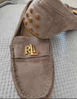 Polo Ralph Lauren Loafer 38 beige Damen Leder Mokassin Baden-Württemberg - Leonberg Vorschau