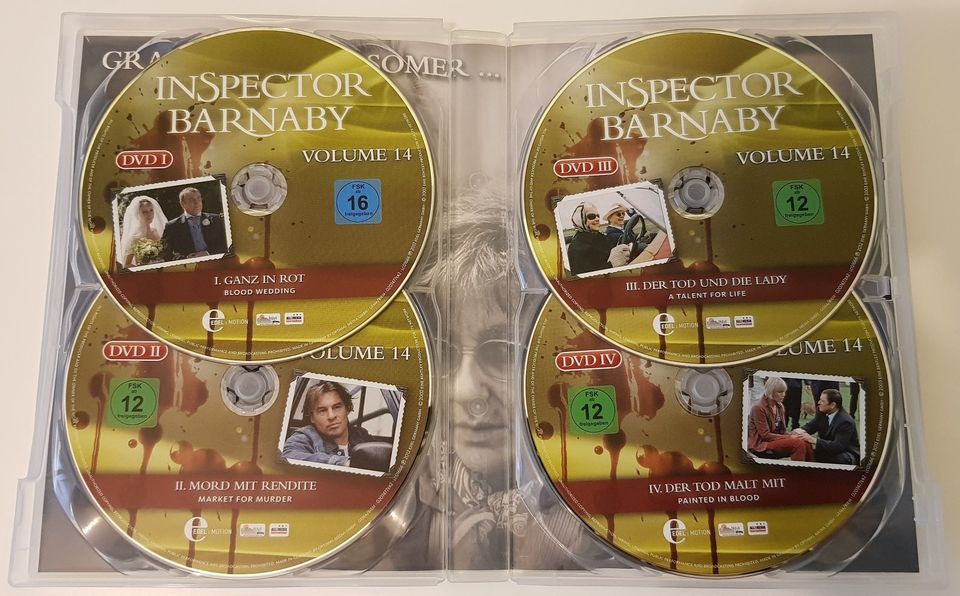 Inspector Barnaby - 4er DVD-Box Nr. 10, 11, 13, 14 in Raben Steinfeld