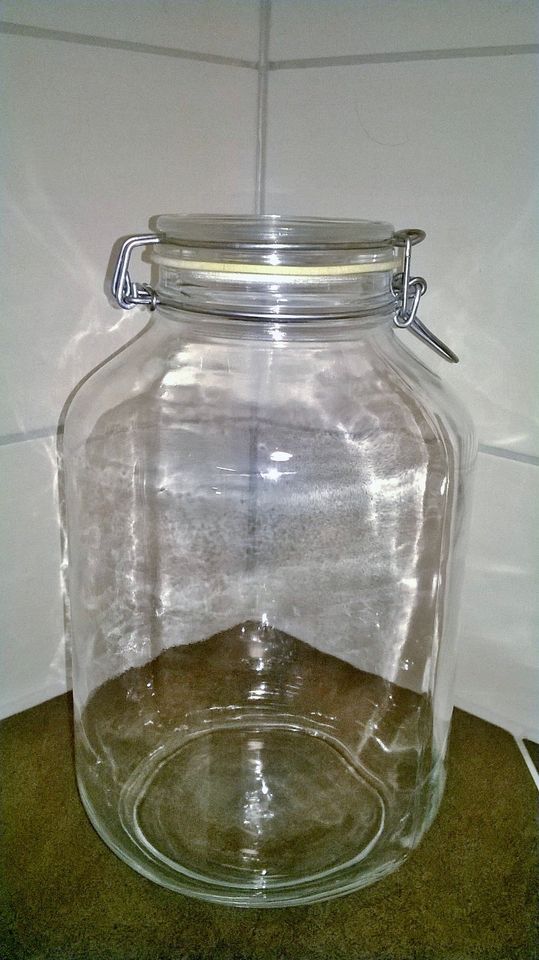 5 Liter Fido Bügelglas,Drahtbügelglas,Einmachglas in Roßbach