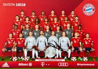 MANUEL NEUER handsign. Autogrammkarte Teamfoto FCB 2018 2019 Nordrhein-Westfalen - Engelskirchen Vorschau