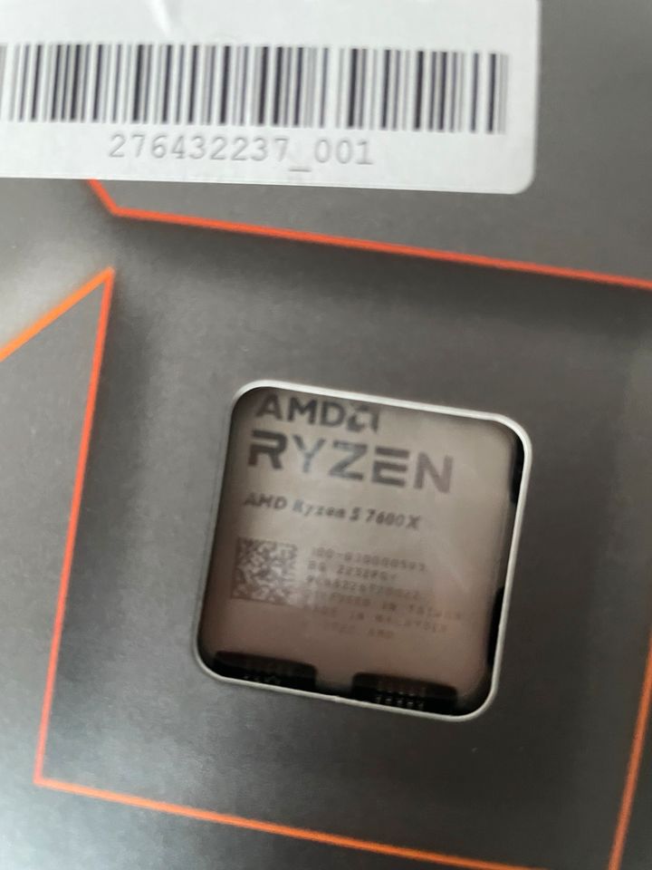 AMD Ryzen 5 7600X Prozessor AM5 DDR5 kompatibel CPU in Karlsruhe