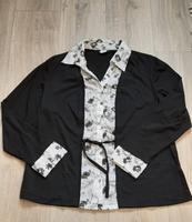 Blusenshirt / Shirtbluse 2 in 1 schwarz - weiß, Gr. 46, wie NEU Nordrhein-Westfalen - Werl Vorschau