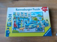 Ravensburger Puzzle 2x24 Teile "Unterwegs mit Polizeimeisterin" Bayern - Gerolzhofen Vorschau