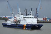 1 Foto Poster Küstenwache Zoll Helgoland Schiff Elbe Hamburg Hamburg-Mitte - Hamburg Borgfelde Vorschau