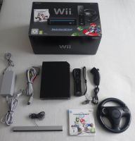 Nintendo Wii Konsole & Mario Kart & Wii Wheel schwarz Brandenburg - Cottbus Vorschau