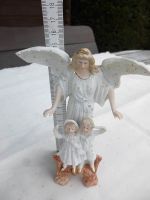 Figur Engel mit 2 kleinen Engeln / Schutzengel auf Sockel 15 cm Sachsen - Grumbach Vorschau