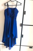 Vokuhila-Schnitt Abendkleid blau Laona Größe 32 Niedersachsen - Osnabrück Vorschau