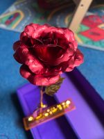 Goldene Rose 24k im Geschenkkarton im Love-Ständer Bayern - Neuenmarkt Vorschau