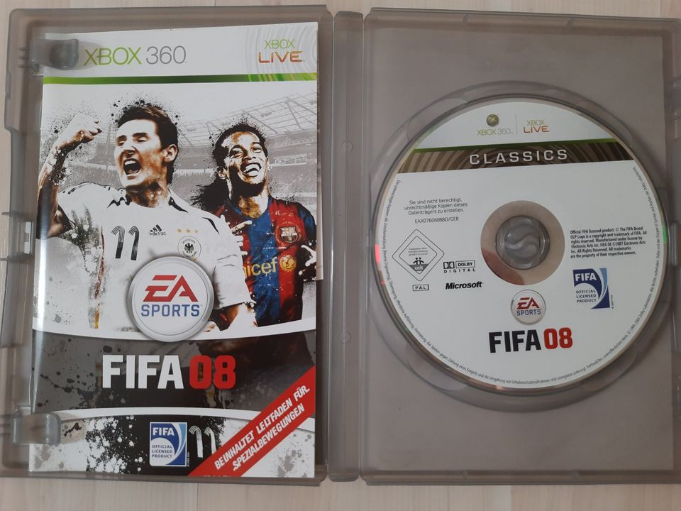 Xbox 360 FIFA Spiele FIFA 08 / FIFA 10 / FIFA 11 / FIFA 13 in Ansbach