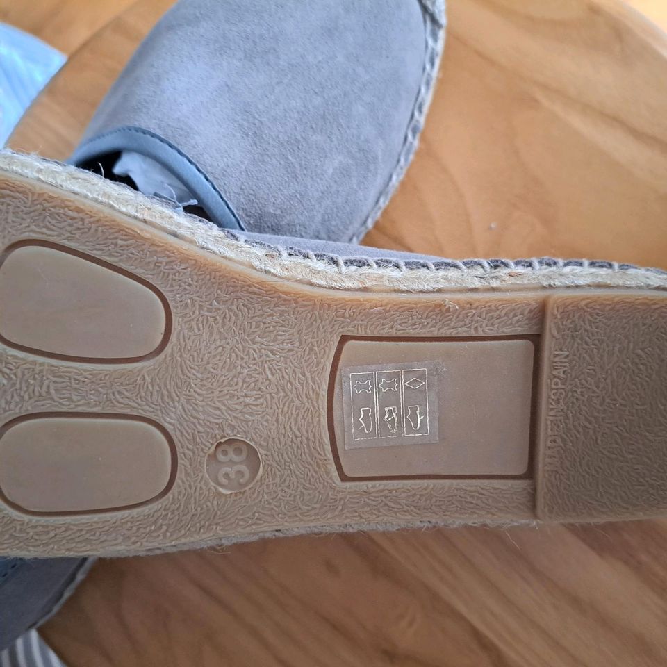 Espadrilles Cinque echtes Leder superschön in Uchte