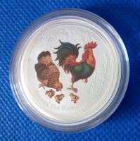 Silbermünze Australian Hahn 2017 Color - 1/2 oz Unze Silber 999,9 Niedersachsen - Schwanewede Vorschau