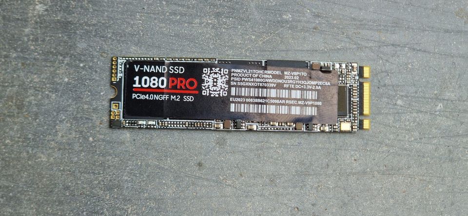 SSD Festplatte 1080PRO 1TB ( 1000GB ) M.2 SSD für Notebooks, neu. in Berlin