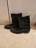 Tamaris schwarze Rauhleder Stiefelette Gr  42 inkl.Versand Schleswig-Holstein - Rickling Vorschau