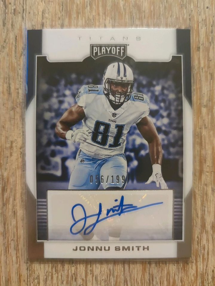 Jonnu Smith Tennessee Titans NFL Panini PlayOff 2017 autograph in Fellbach