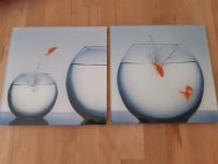 2 Glasbilder ca. 20x20 cm zum aufhängen Rheinland-Pfalz - Rhens Vorschau