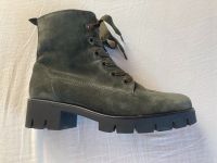 Neuwertige Stiefeletten GABOR Gr 40 dunkelgrün Niedersachsen - Gifhorn Vorschau