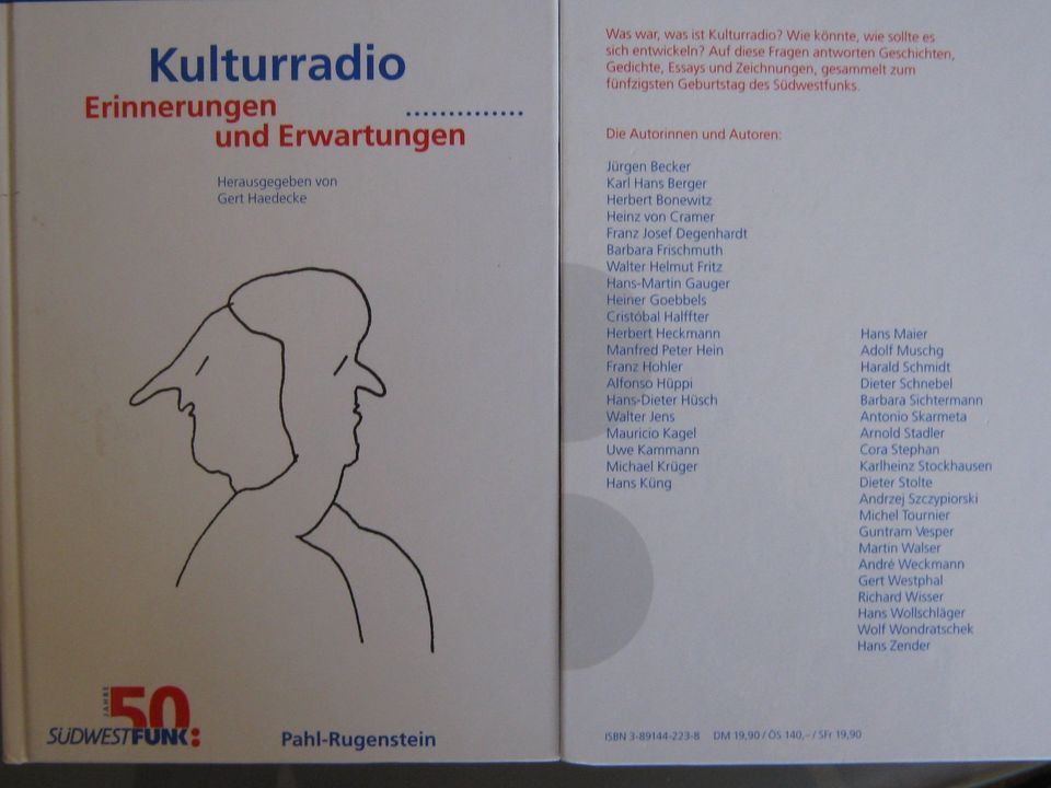 50 Jahre SÜDWESTFUNK – SWF – KULTURRADIO – Erinnerungen in Ney