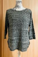 Pullover von edc by Esprit, Gr. M/38, grau schwarz Muster Langarm Dresden - Leuben Vorschau