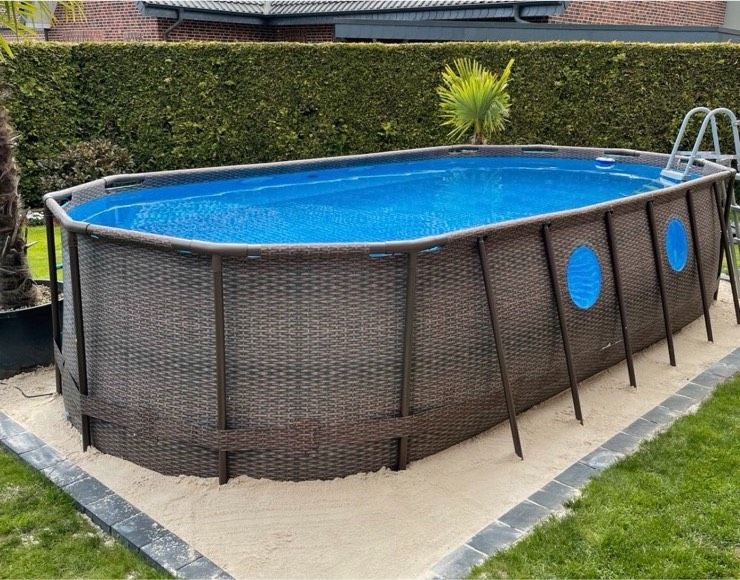 Bestway ERSATZ POOLFOLIE Rattan Oval 549x274x137 HEILE in Pronstorf