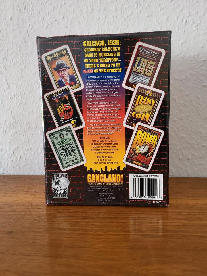 Gangland OVP Vintage  the Card Game of Mobs & Mobsters in Garbsen