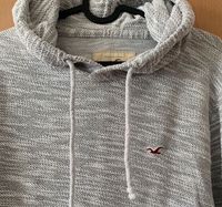 Dünner Hollister Pullover weiß beige meliert Kapuzen hoodie M Hessen - Darmstadt Vorschau