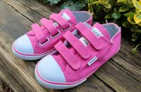 ESPRIT Sneakers pink weiß Canvas Klett Gr. 29 TOP Niedersachsen - Bremervörde Vorschau