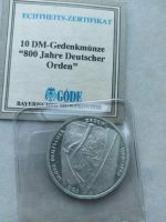 Münze BRD 10 Deutsche Mark 1990 J 800 JAHRE DEUTSCHER ORDEN Essen - Stoppenberg Vorschau