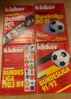 4 alte Kicker Hefte / Sonderheft - Bundesliga Bayern - Germering Vorschau
