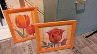2 Wandbilder Motiv Rose und Tulpe im Orangen Stil bis 26.05!! Thüringen - Suhl Vorschau