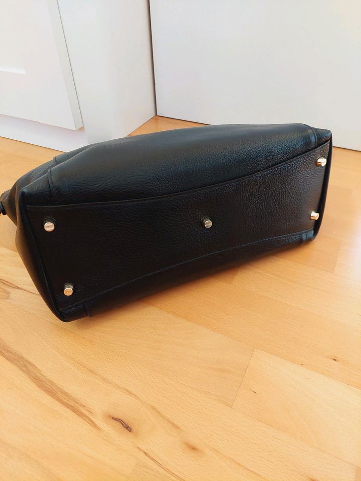 Schwarze Abro Leder Tasche in Groß-Gerau