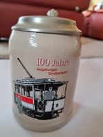 Augsburger Bierkrug "100 Jahre Augsburger Straßenbahn" 0,5 l Bayern - Neusäß Vorschau