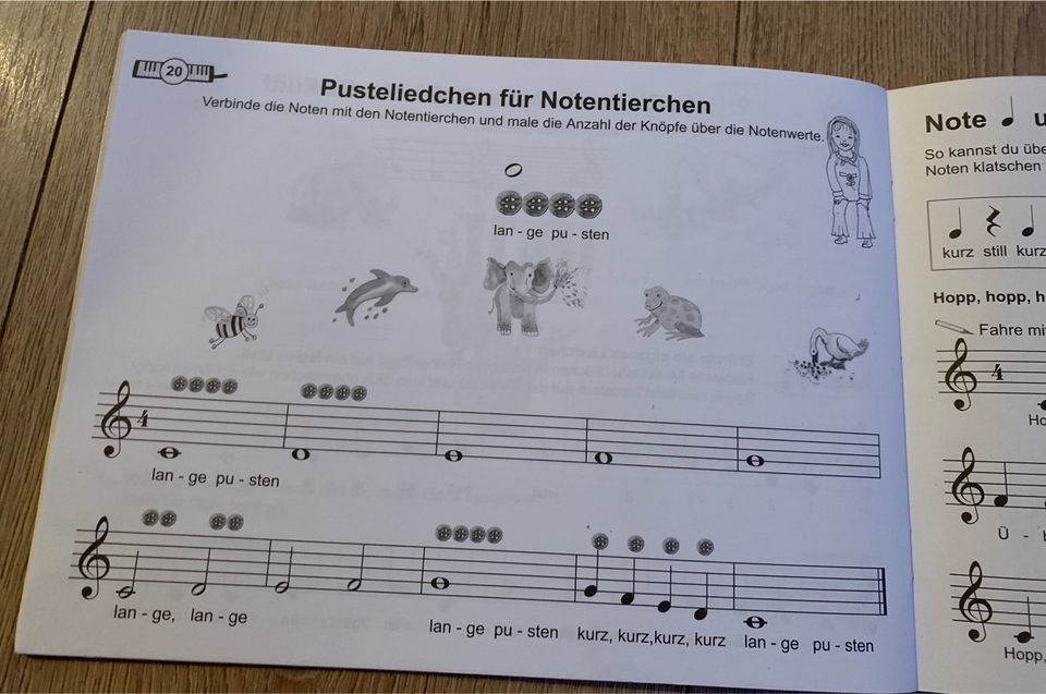 Melodica Kinderklavier Akkordeon Musikinstrument in Warburg