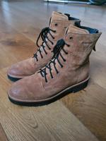 Paul Green Schnürschuhe Schnürstiefeletten cognac 40 Düsseldorf - Benrath Vorschau