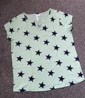 T-Shirt Damen mint grün Sterne blau neu Gr.44/46 Rainbow Mecklenburg-Vorpommern - Wismar Vorschau