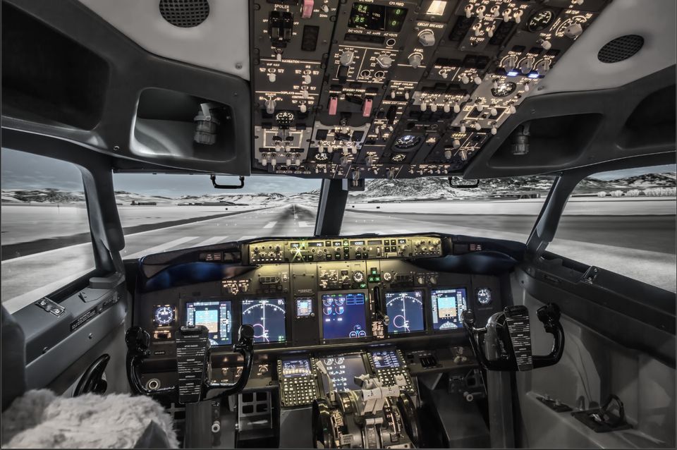 Gutschein Flugsimulator B737 | Boeing | Pilot | Cockpit Luftfahrt in Berlin