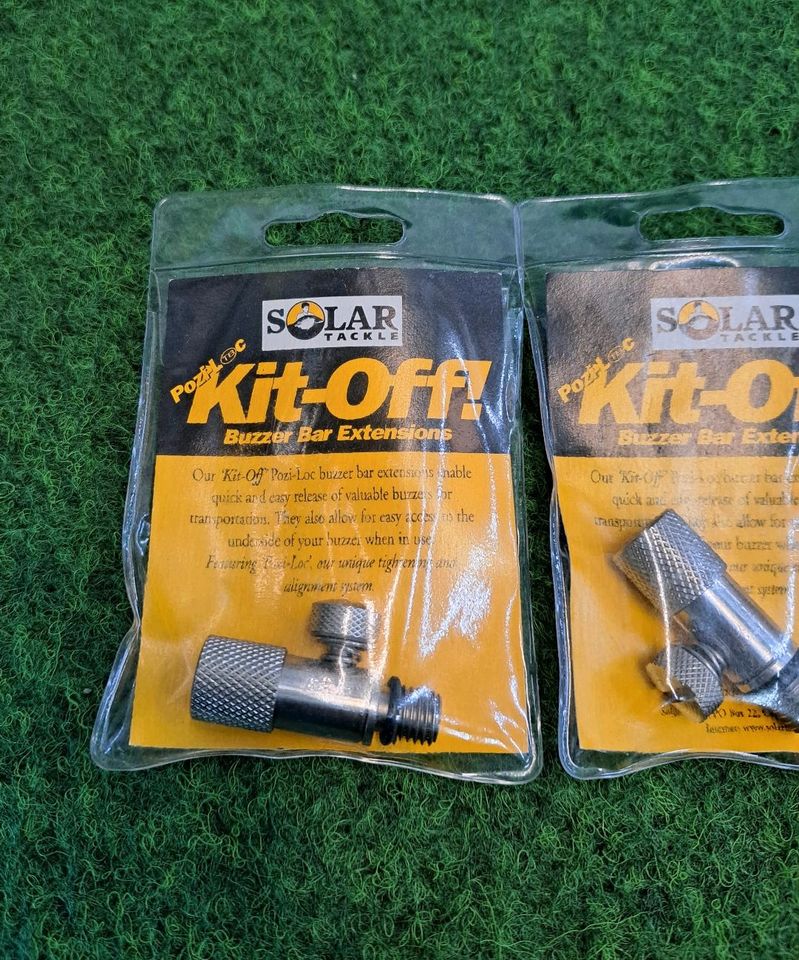 2× Solar Tackle Kit-Off! Pozi-Loc Buzzer Bar Extensions NEUWARE!! in Bad Bentheim