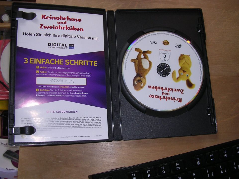 DVD Keinohrhasen und Zweiohrküken Kinderfilm animiert in München