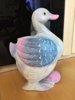 Deko Holzente Ente 26cm hoch, pastellfarben,neuw.(Nr.149) Düsseldorf - Unterbach Vorschau