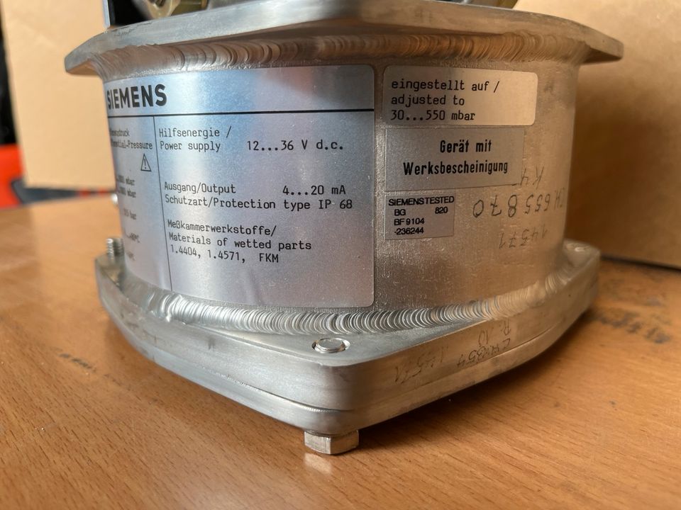 SIEMENS TelePerm Messumformer Transmitter Differenzdruck in Raesfeld