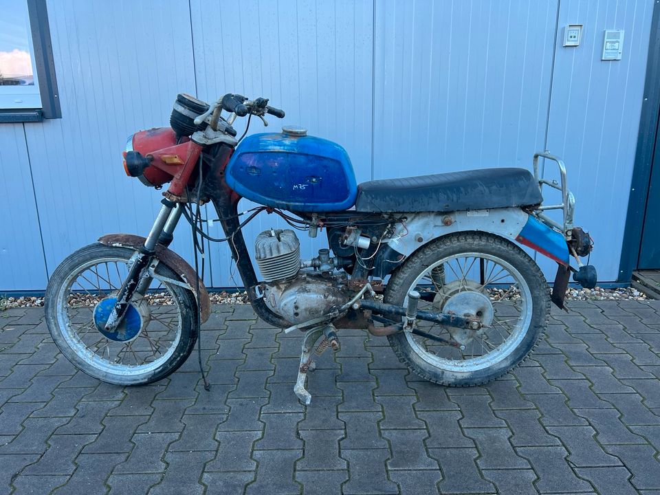 MZ TS125 TS 125 Motorrad DDR 1980 150 250 M75 in Osterweddingen