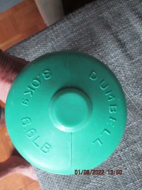 DUMBELL Kurzhantel, grün, 3 kg in Oberzissen