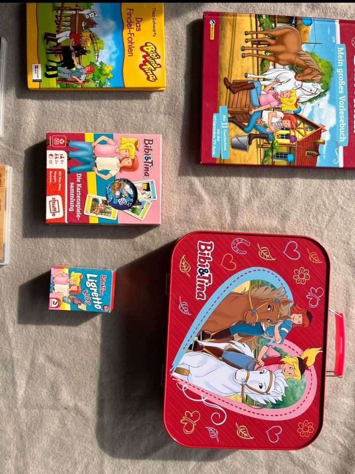 Bibi und Tina große spielesammlung DVD Bücher Puzzle Karten in Achim