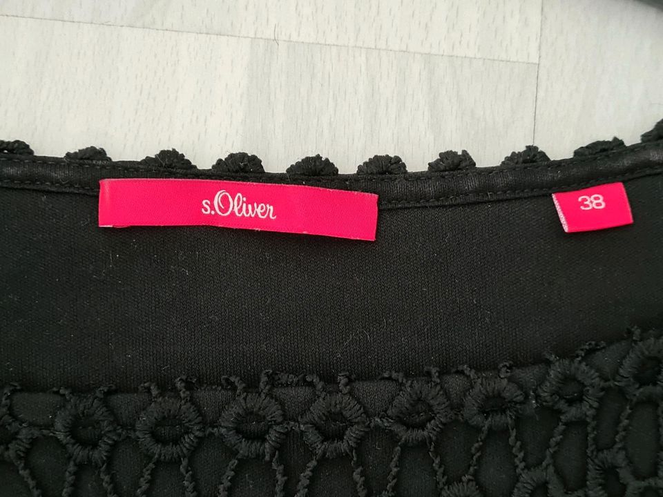 Elegantes Kleid S. Oliver Gr. 38 schwarz Damenkleid Etuikleid in Gaimersheim