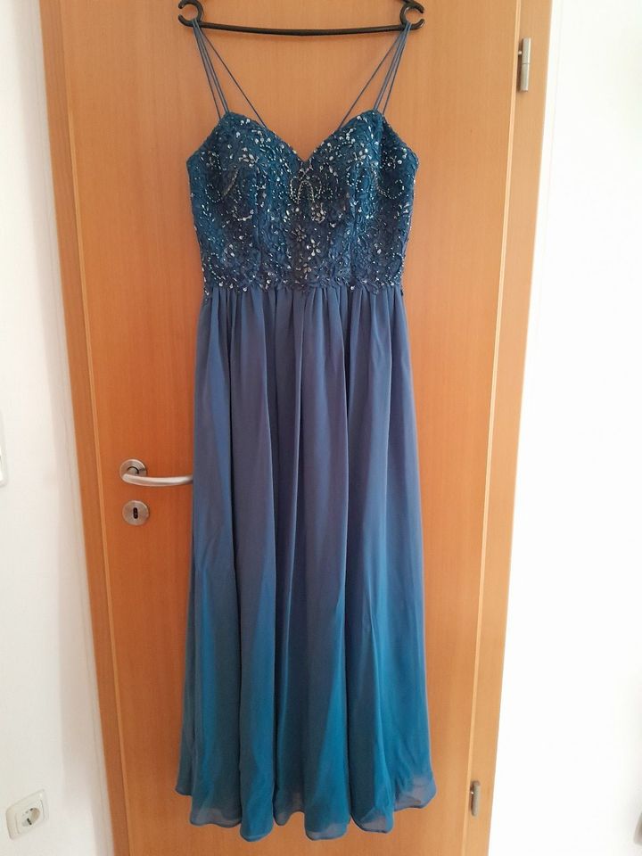 Festliches Kleid Gr. 36 blau Abiball Schulabschluss Hochzeit TOP! in Mettingen