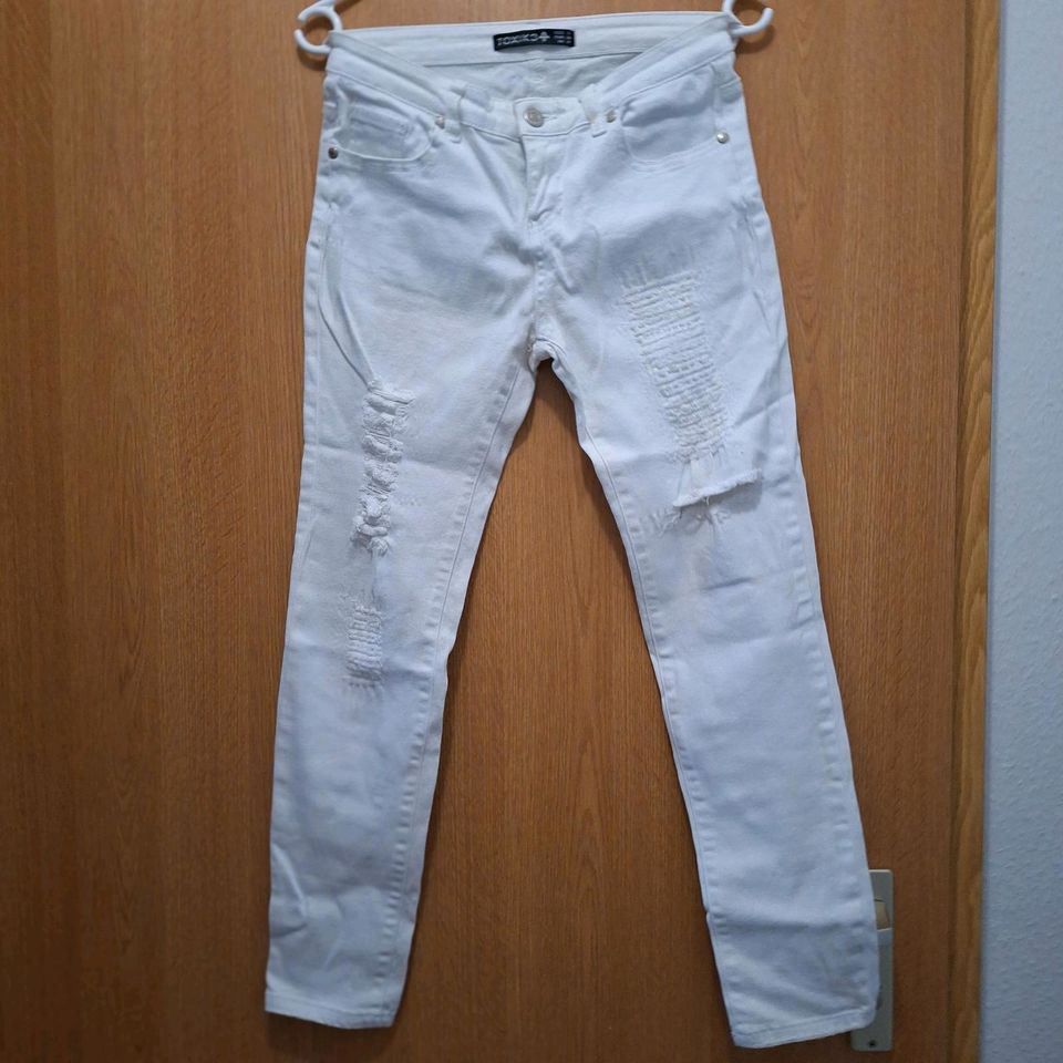 Jeans Weiss gr S in Ludwigshafen