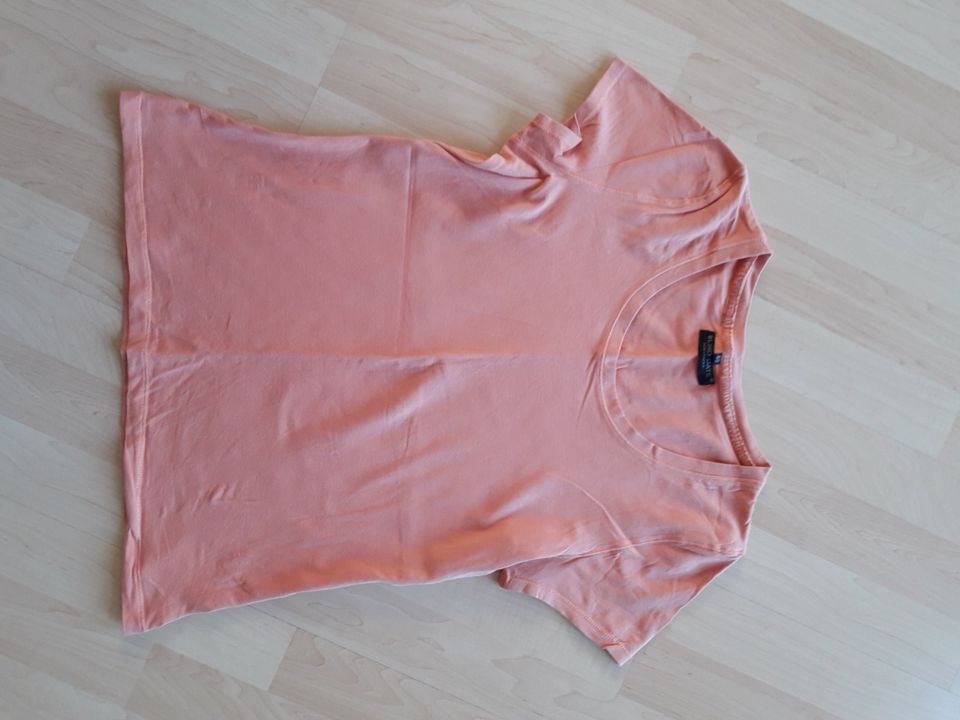 T-Shirt pink rosa orange lachs Stretch Damen Größe M L 40 42 in Retzstadt